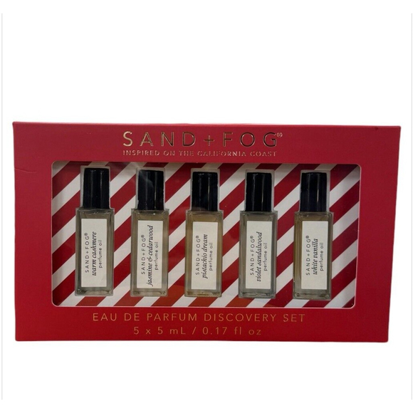 Sand + Fog Other - Sand + Fog EDP Perfume Oil Discovery Set of 4 California Coast Inspired .3 oz ea